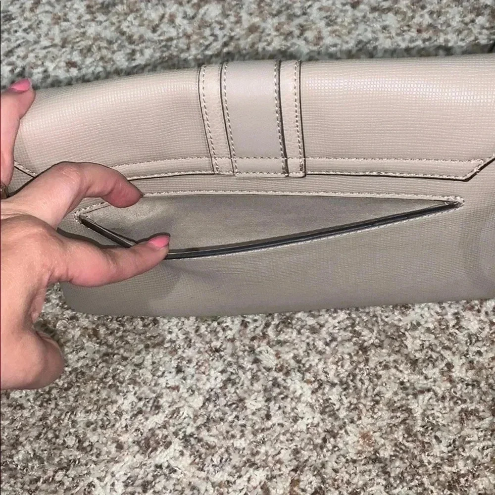 APT.9 Cream Crossbody Purse